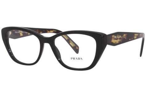 prada 1101bo1 53 17|Prada PR 19WV 1AB1O1 53 Black Eyeglasses .